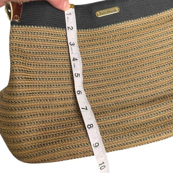 Eric Javits Gold-Tone Raffia Straw Tote Handbag - Picture 13 of 13